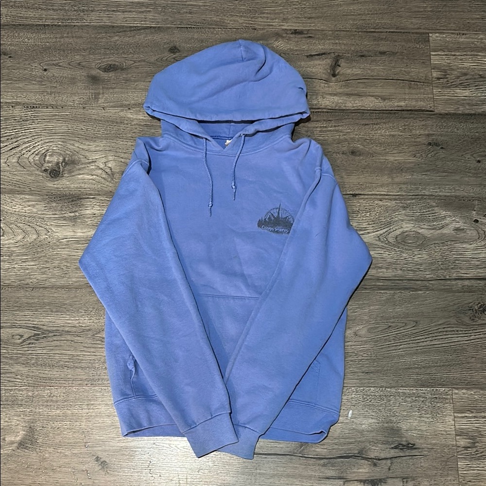 Jerzees Blue Hoodie Sweatshirt Pullover